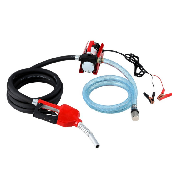 Giantz Fuel Transfer Pump Electric Diesel Kerosene Pump 12V DC 40LPM Nozzle Hose