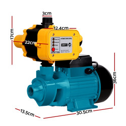 Giantz 25mm Automatic Pressure Pump for Garden, Tank Water, Farm, Irrigation
