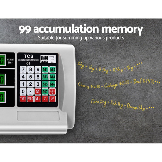 150KG Digital Electronic Platform Scale