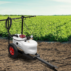 Giantz Weed Sprayer 100L Trailer 1.5M Adjustable Boom Garden Spray