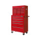 Giantz Tool Trolley – 14 Drawer Lockable Storage - Red