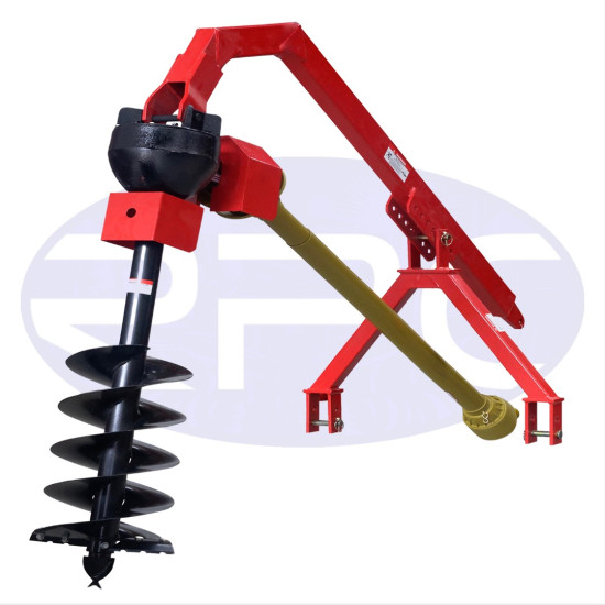 Post Hole Digger and Auger CAT1, 3PL for Tractors to 60HP