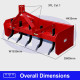 1500mm 5ft Box Scraper Grader Blade