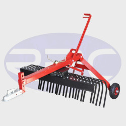 1200mm 4ft Landscape Stick Rake  - Tow Behind ATV