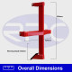 350mm 3 Point Linkage Single Tine Ripper
