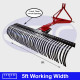1500mm 5ft Landscape Stick Rake  - 3 Point Linkage