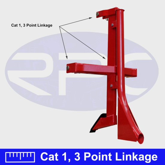 350mm 3 Point Linkage Single Tine Ripper & Pipelaying Attachment