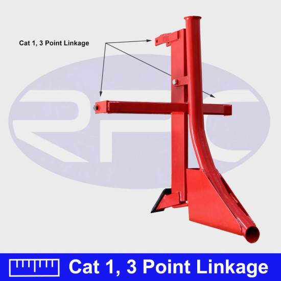 500mm 3 Point Linkage Single Tine Ripper & Pipelaying Attachment