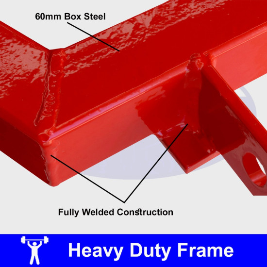 6ft Disc Harrow Cultivator - Heavy Duty Frame