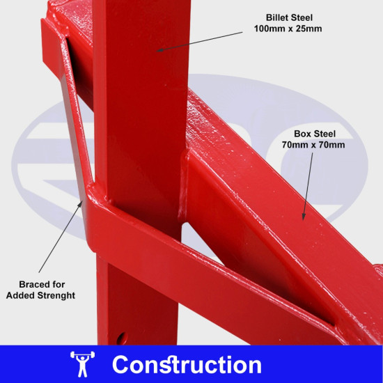350mm 3 Point Linkage Single Tine Ripper & Pipelaying Attachment