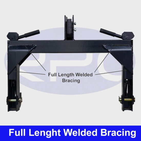 3 Point Linkage Quick Hitch - Category 2, suits tractors to 75hp
