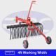 1200mm 4ft Landscape Stick Rake  - Tow Behind ATV