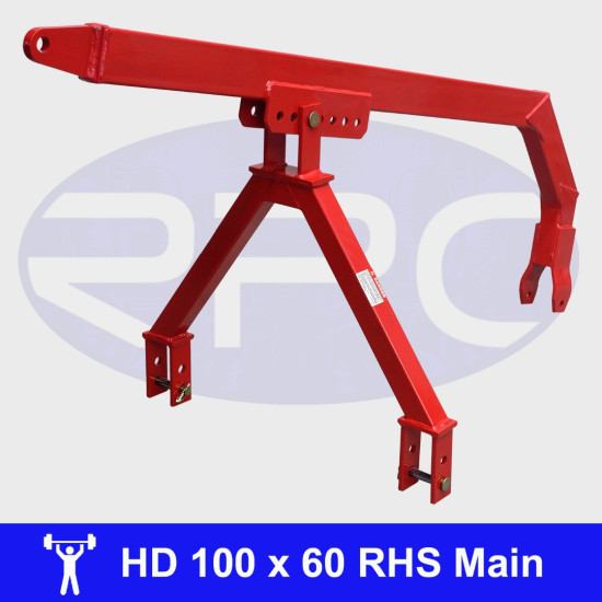 Post Hole Digger HD with Auger CAT1, 3PL for Tractors to 90HP