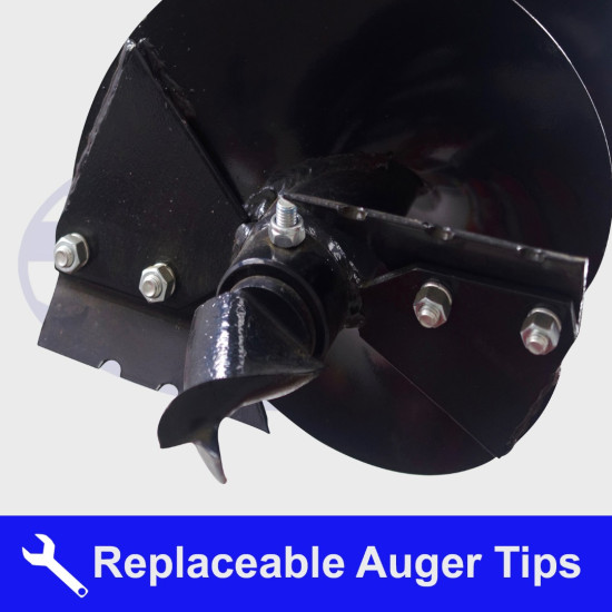 Post Hole Digger and Auger CAT1, 3PL for Tractors to 60HP