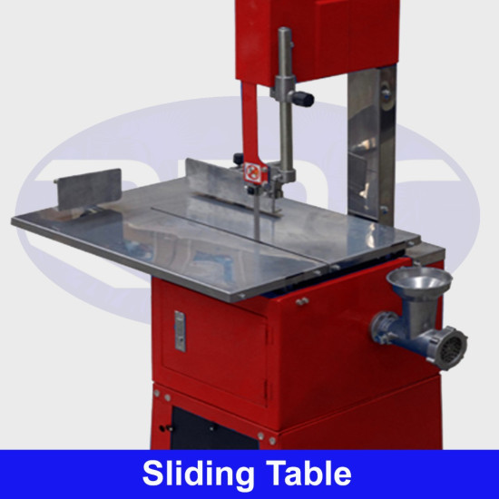 10" Meat Cutting Band Saw Sliding Stainless Steel Table & Mincer.
