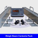 3 Ton Weigh Beam Scales for Freight Floor Pallet or Livestock 1m