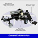 Black Diamond 30‑Ton Petrol Log Splitter – Recoil Start, Hydraulic Lift Table, Horizontal/Vertical
