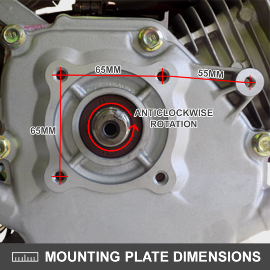 6.5HP Petrol Engine 4 Stroke with Recoil Start