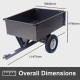 Millers Falls VP8450 Steel Dump Trailer – 227kg Capacity