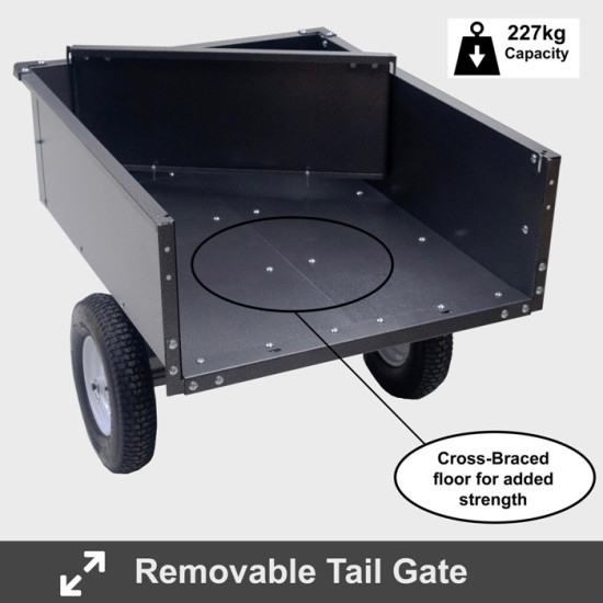 Millers Falls VP8450 Steel Dump Trailer – 227kg Capacity